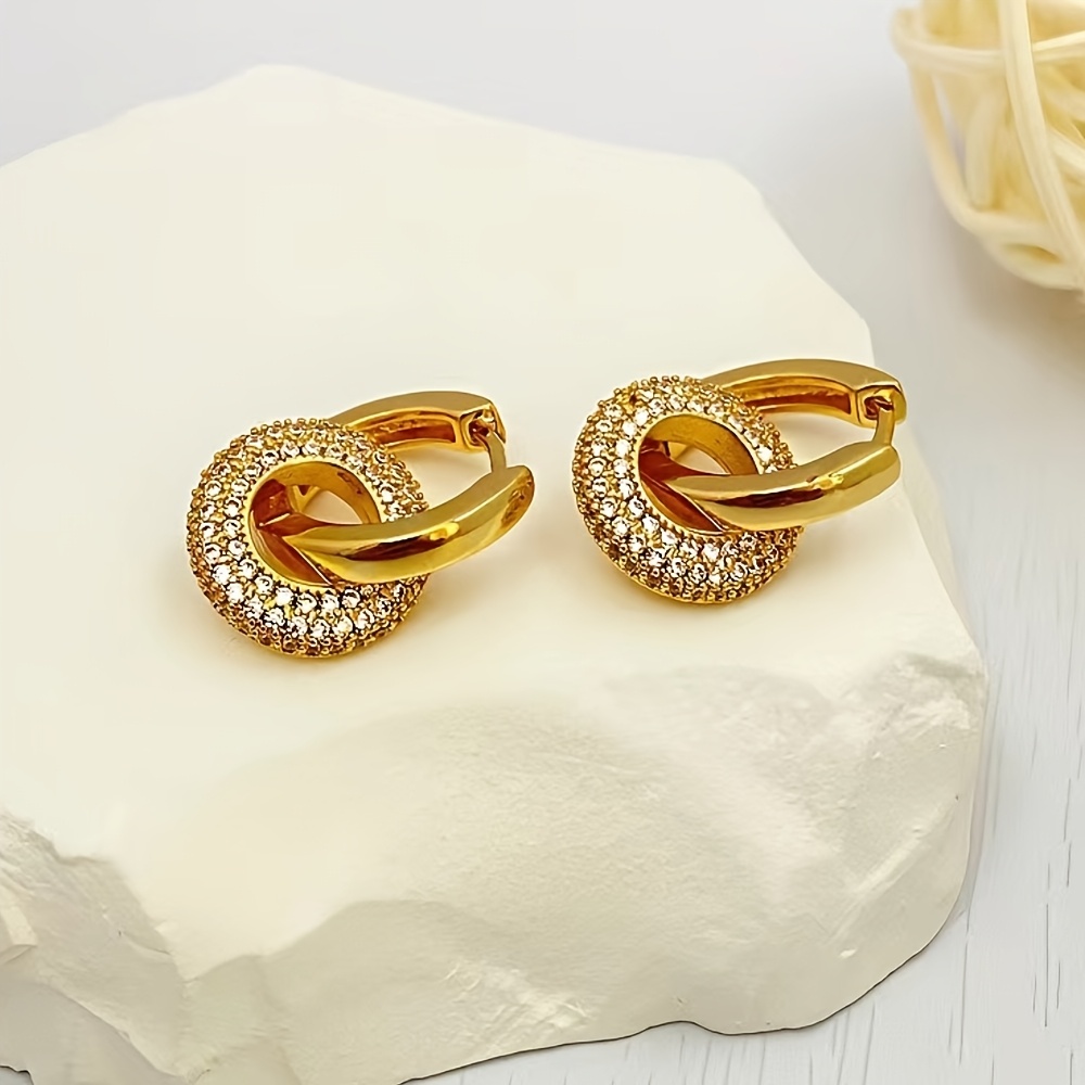 Women's Japanese & Korean Style Round Pendant Earrings
